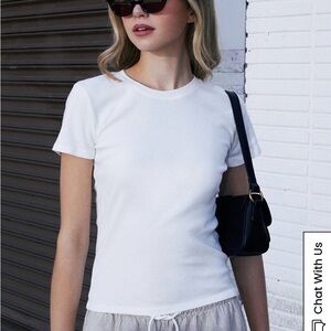 Brandy Melville White tee